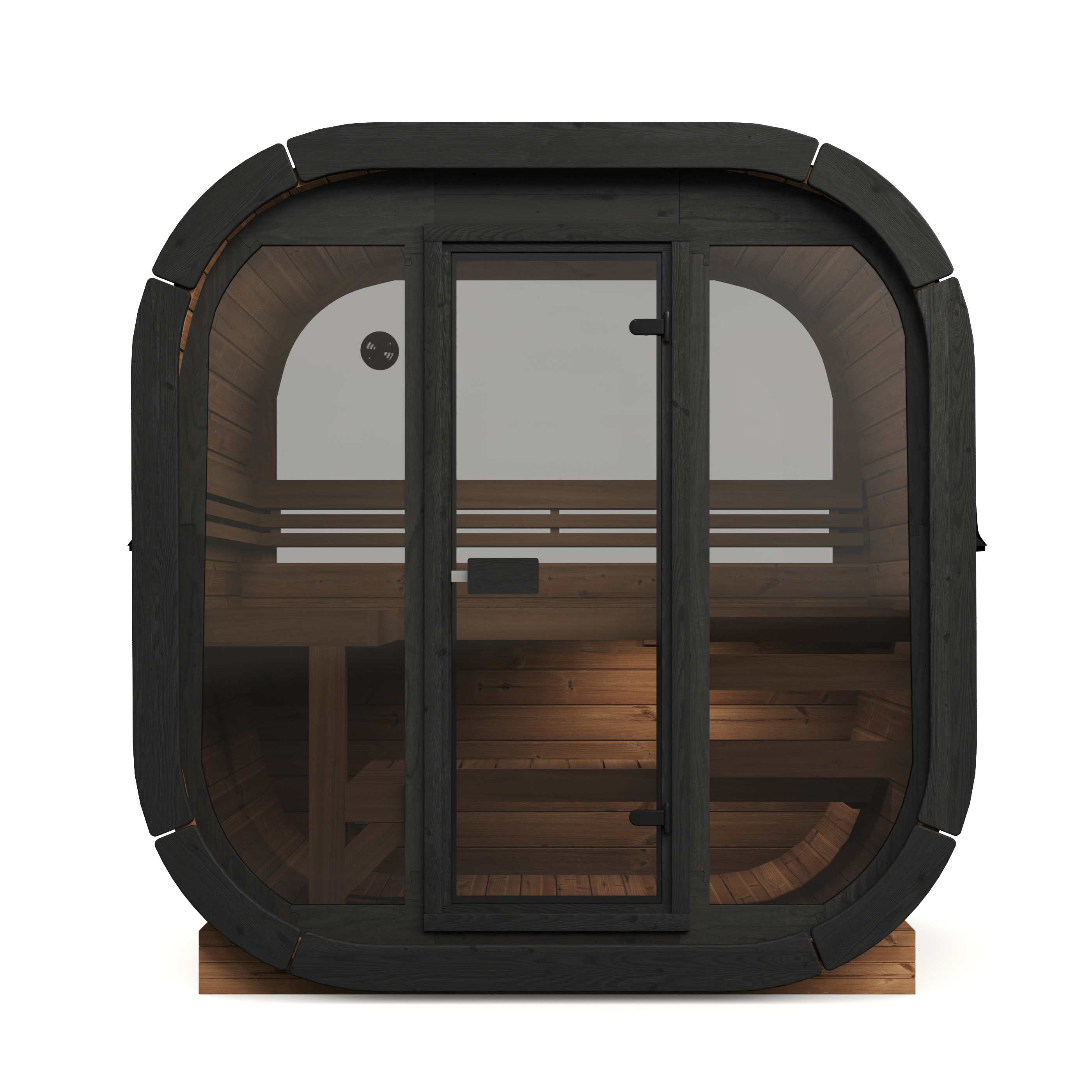 Outdoor Sauna Centurion 160 – **Platin Version**